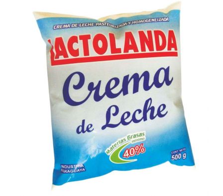 CREMA DE LECHE LACTOLANDA SACHET 500ML