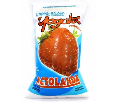 BEBIDA LACTEA YOGULAC FRUTILLA EN SACHET DE 1L.