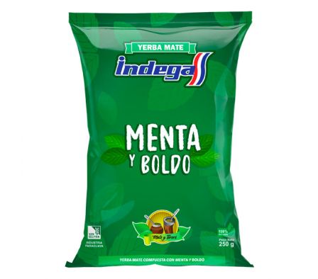 YERBA INDEGA MENTA/BOLDO PLAST 250GR
