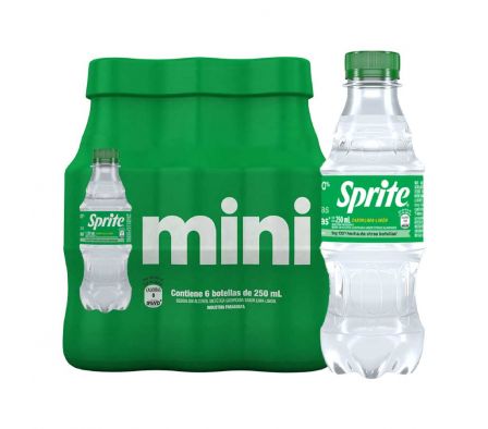 GASEOSA SPRITE MINI 250ML. PACK 6UN