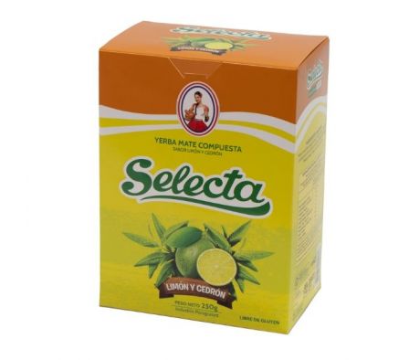 YERBA MATE SELECTA  LIMON & CEDRON 250 GR