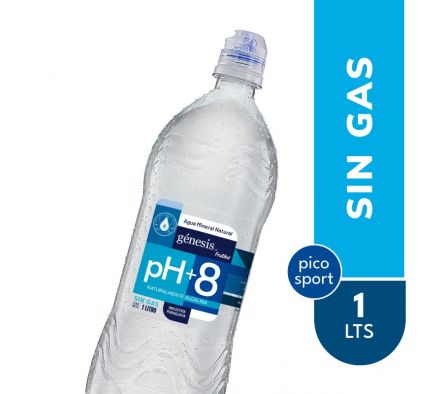 GENESIS AGUA MINERAL SIN GAS 1000CC.