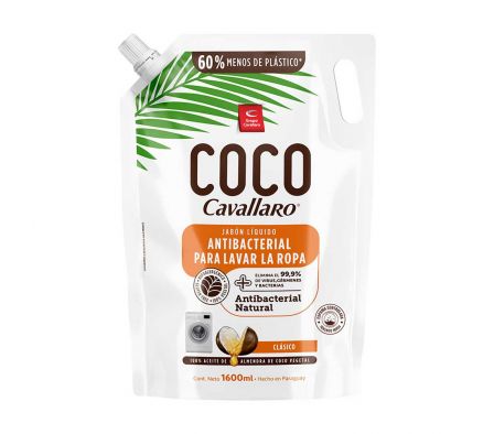 JABON LIQUIDO CAVALLARO COCO CLASICO 1600ML