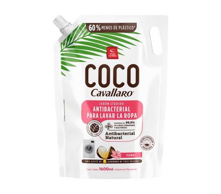 JABON LIQUIDO CAVALLARO COCO FLORAL 1600ML