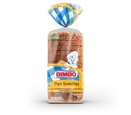 PAN DE SANDWICH BIMBO SEMILLAS 400GR