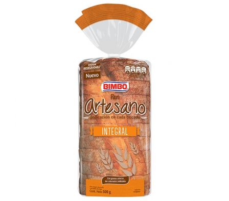 PAN BIMBO ARTESANO INTEGRAL 500GR