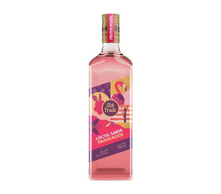 RON OLD TRADI COCTEL SABOR FRUTOS ROJOS 750ML