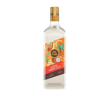 RON OLD TRADI COCTEL SABOR COCO 750ML 