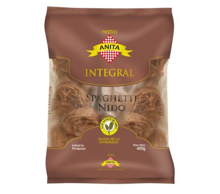 FIDEO ANITA NIDO SPAGUETTI INTEGRAL 400GR
