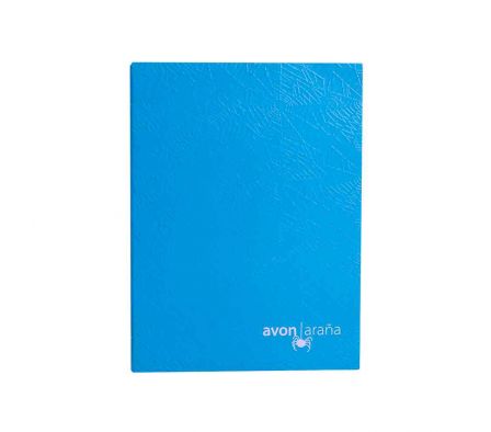 CUADERNO AVON ARAÑA CELESTE TD 2RAYAS 96 UNDS 