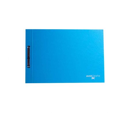CARPETA DE DIBUJO AVON ARAÑA N°2 CELESTE