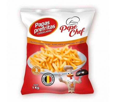 PAPAS PREFRITAS PEPE CHEF 1KG.