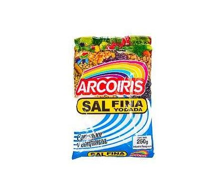 ARCO IRIS SAL FINA 250 GR 