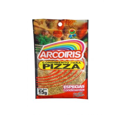 CONDIMENTO PARA PIZZA ARCO IRIS 15 GR 