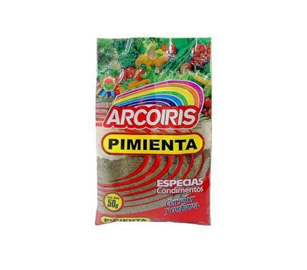 ARCO IRIS PIMIENTA MOLIDA 50 GR *10