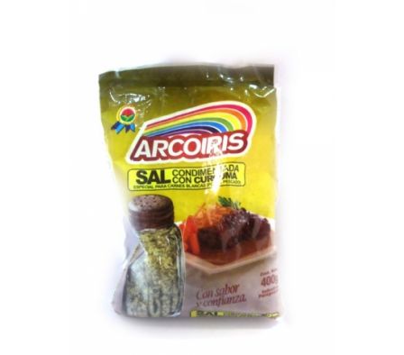 ARCO IRIS SAL CONDIMENTADO C/CURCUMA 400 GR.