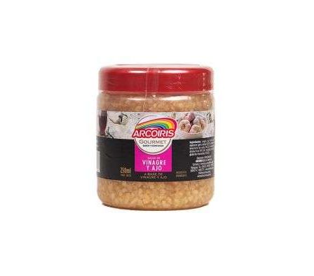 ARCOIRIS CONDIMENTO A BASE DE VINAGRE Y AJO 250ML