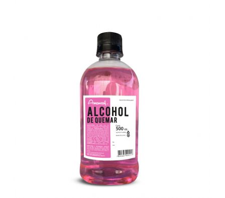 ALCOHOL DE QUEMAR AMANCAY PLASTICO 500CC 