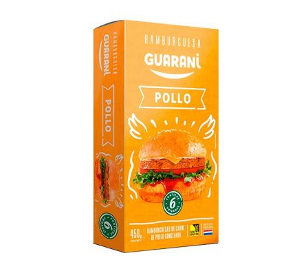 GUARANI HAMB. POLLO 6 UN.*24