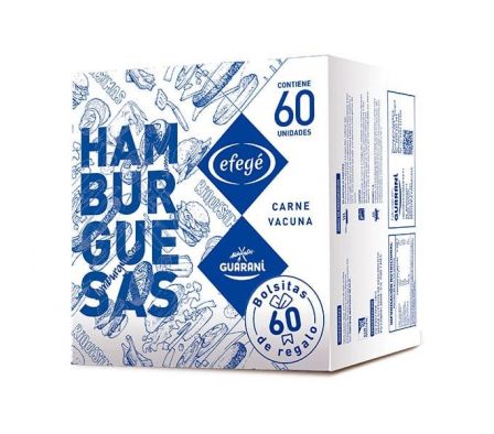 EFEGE HAMB. CARNE 60 UN.*1