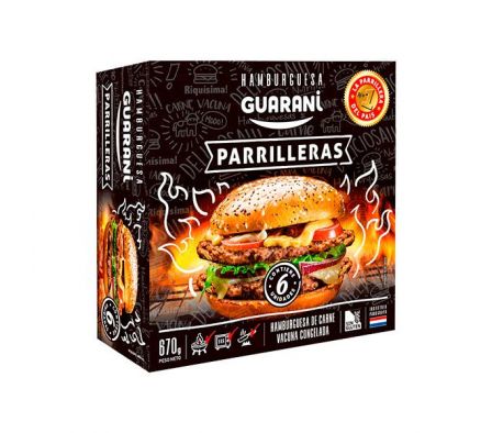 GUARANI HAMBURGUESA PARRILLERO* 6 UNID.