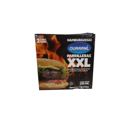 GUARANI HAMBURGUESA PARRILLERA XXL X 2 *12*