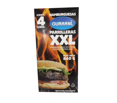 GUARANI HAMBURGUESA PARRILLERA XXL x4