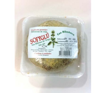 MILANESA SOJYGLU C/ALBAHACA 4UNID