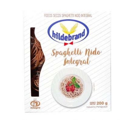 FIDEO SPAGHETTI NIDO INTEGRAL 200GR