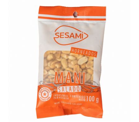 MANI TOSTADO SESAMI SALADO 100GR