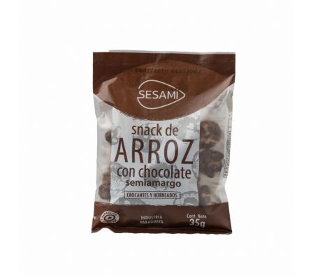 SNACK DE ARROZ C/ CHOCOLATE SESAMI 35 GR