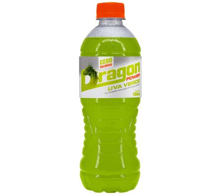 AGUA ISOTONICO DRAGON POWER DE UVA VERDE 500 ML.