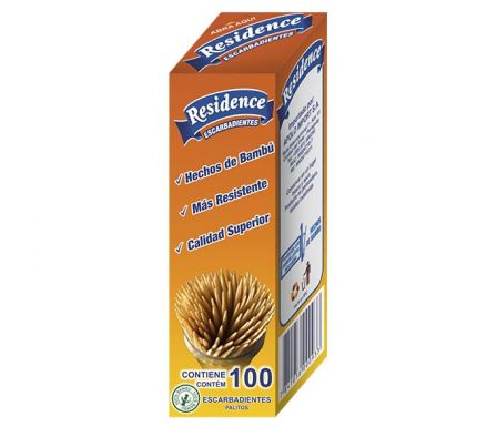 ESCARBADIENTES RESIDENCE C/100UN.