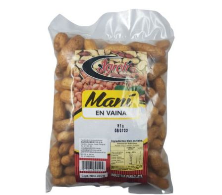 MANI AGROLI CON CASCARA 250GR