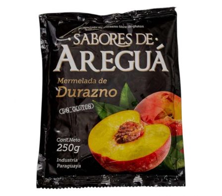  MERMELADA  SAB/ DURAZNO 250GR  SACHET F& F 