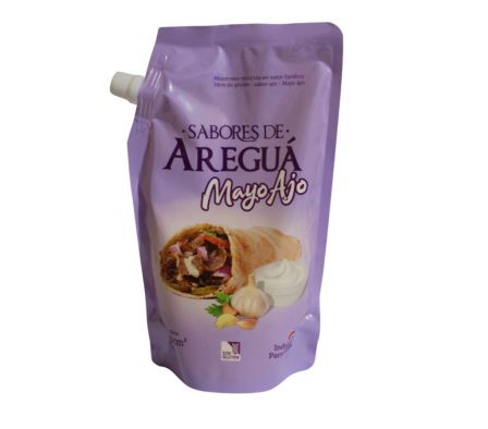 MAYONESA CON AJO SABORES DE AREGUA DOYPACK 500GR