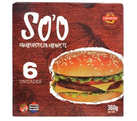  HAMBURGUESA  CONCEPCION  SO´O X 6
