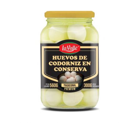 HUEVO DE CODORNIZ LA VALLE TRADICIONAL 300GR