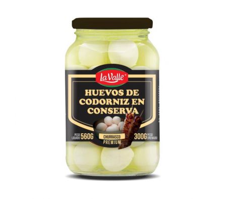 HUEVO DE CODORNIZ LA VALLE CHURRASCO 300GR
