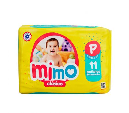 PAÑAL MIMO ECO P MINI PACK X 11 UNDS