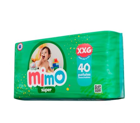 PAÑAL MIMO SUPER XXG MEGAPACK 40UN