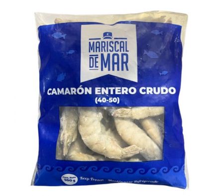 CAMARON MARISCAL DE MAR ENTERO CRUDO 500GR