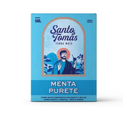 YERBA MATE MENTA PURETE SANTO TOMÁS 500GR