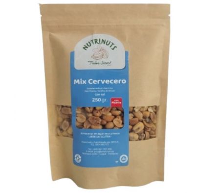MIX CERVECERO NUTRINUTS CON SAL PICANTE 250GR