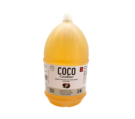 JABON LIQUIDO COCO CAVALLARO NATURAL 4LITROS