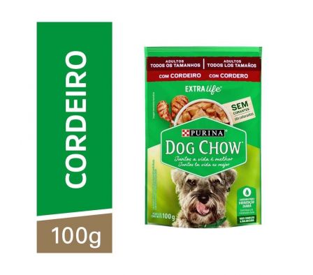 ALIMENTO P/ PERRO DOG CHOW ADULTOS CORDERO 100G