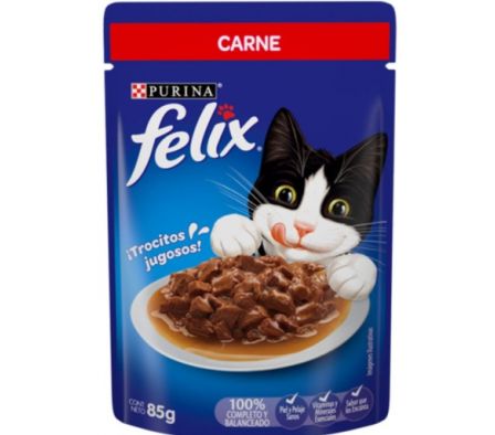 ALIMENTO HUMEDO PURINA FELIX CLASIC CARNE 85 GRS