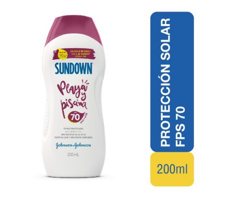 PROTECTOR SOLAR SUNDOWN PLAYA Y PISCINA 200ML