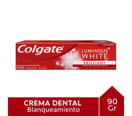 CREMA DENTAL COLGATE LUMINOUS WHITE BRILLIANT 90 G