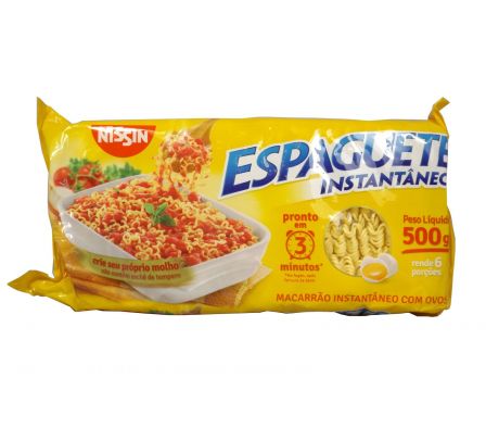 FIDEO INSTANTANEO NISSIN SPAGHETTI 500 GR 2 x 1